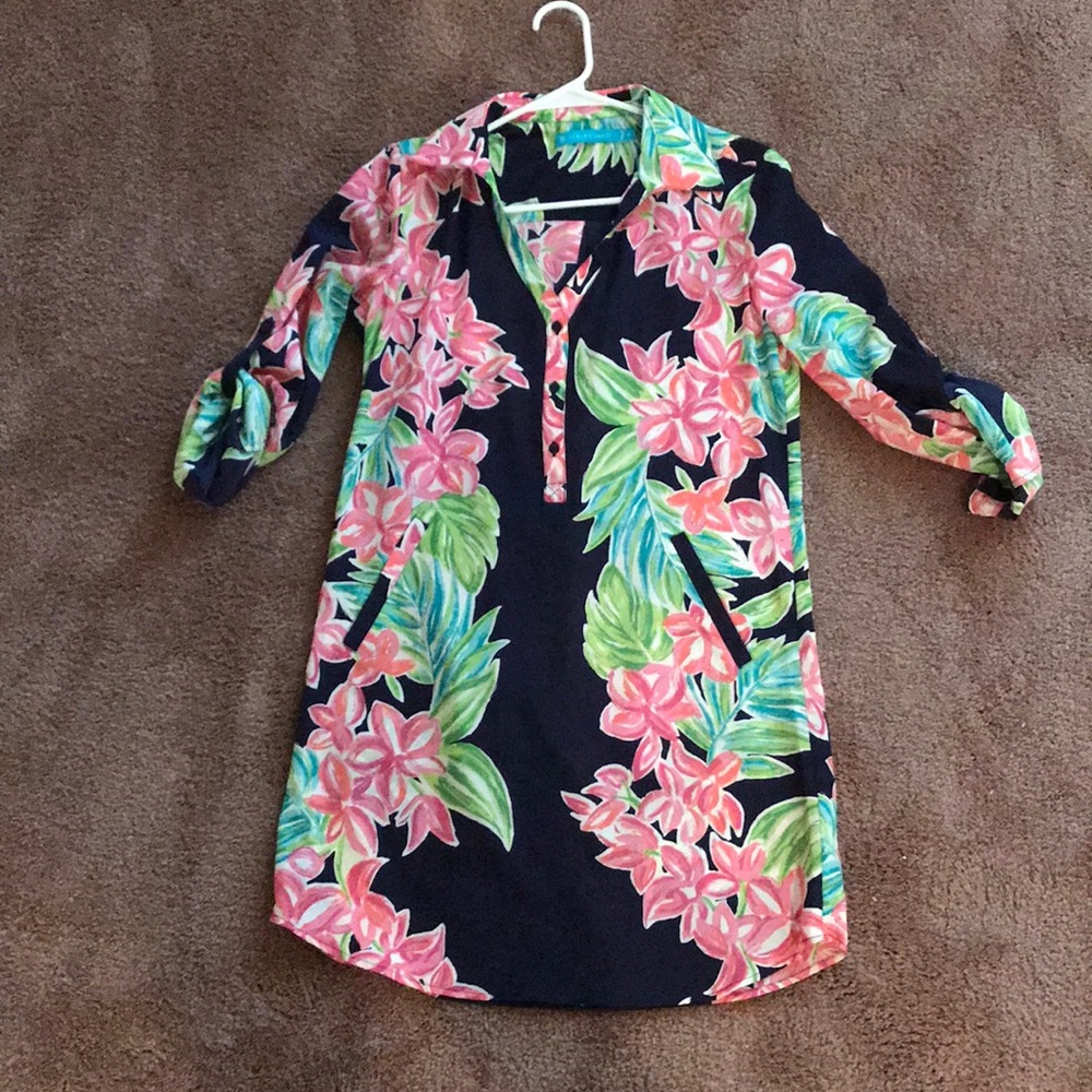 Tori Richard Hawaiian shirt dress. Never worn.